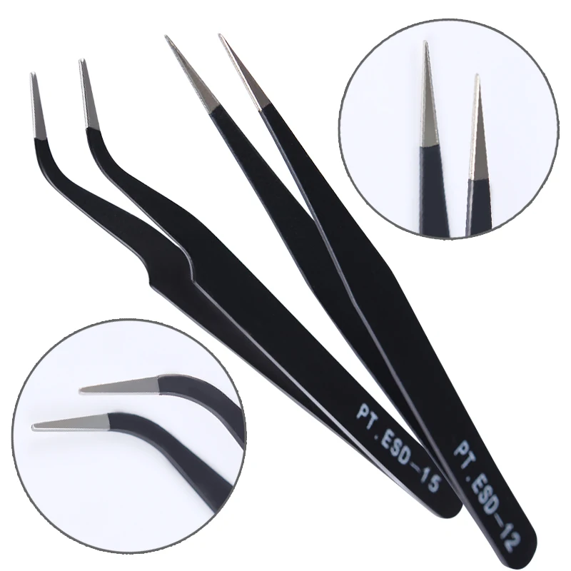 2pcs Black Straight + Curved Nail Art False Fake Eye Lashes Eyelash Extension Tweezers Nippers Pointed Clip Nail Art Tool #248
2pcs Black Straight + Curved Nail Art False Fake Eye Lashes Eyelash Extension Tweezers Nippers Pointed Clip Nail Art Tool #248
