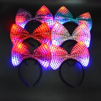 Women Girl Bow Knot Princess Flashing Light Up LED Headbands Party Wedding Halloween Hair Accessories Christmas
Women Girl Bow Knot Princess Flashing Light Up LED Headbands Party Wedding Halloween Hair Accessories Christmas