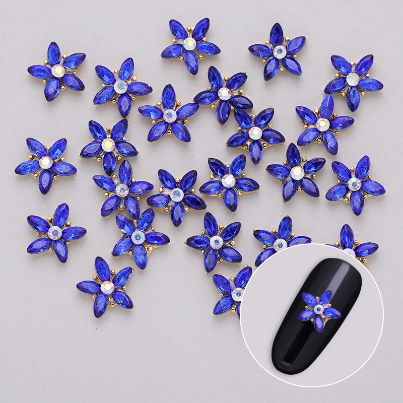 5/10pcs 3D Nail Rhinestone Flat Bottom Colorful Stones Flower Patterns Nail Art Decorations Shining Nail Charms DIY
5/10pcs 3D Nail Rhinestone Flat Bottom Colorful Stones Flower Patterns Nail Art Decorations Shining Nail Charms DIY