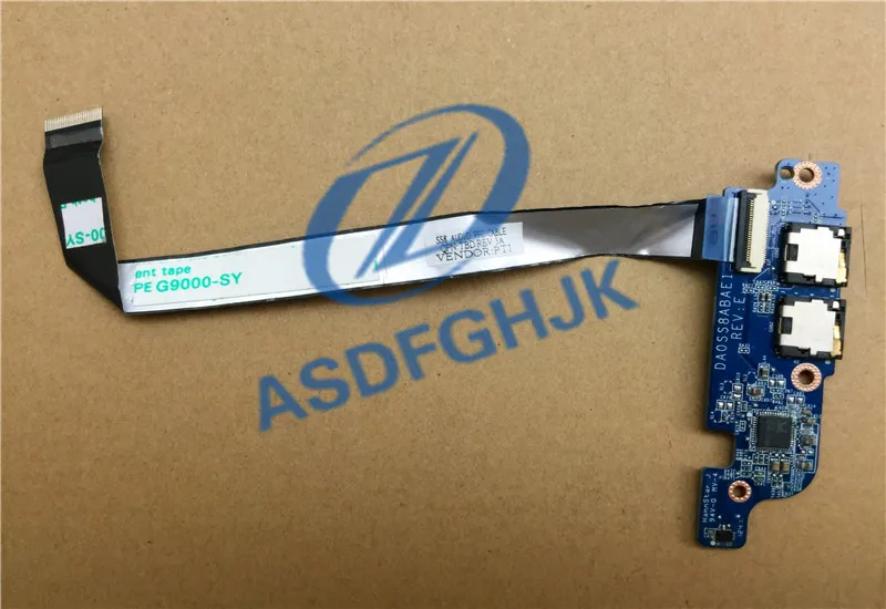 Оригинальная звуковая плата DA0SS8ABAE1 для DELL для XPS 15Z, звуковая плата FWN5J CN-0FWN5J 0FWN5J 100%, тест ОК
Оригинальная звуковая плата DA0SS8ABAE1 для DELL для XPS 15Z, звуковая плата FWN5J CN-0FWN5J 0FWN5J 100%, тест ОК