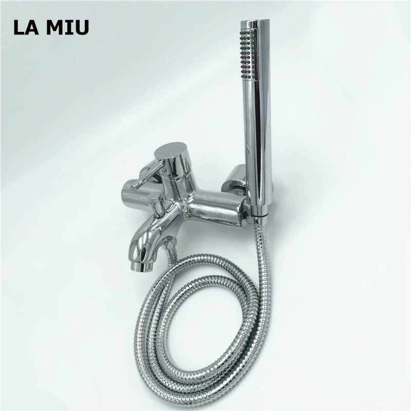 

LA MIU Free Shipping Brass bathroom shower faucet bathtub 2 Functions shower Mixing Bath Shower taps Grifo ZJ 3110