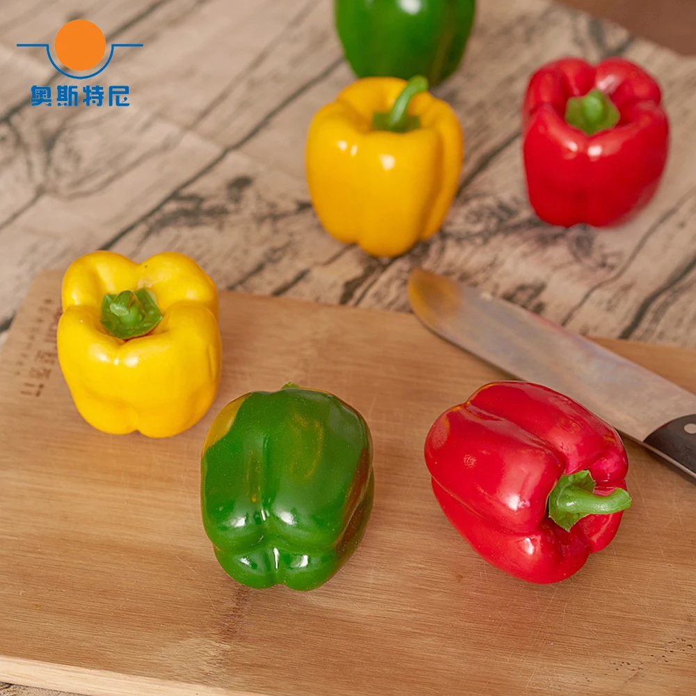 6pcs mix color High imitation fake artificial Chili vegetable&artificial plastic fake simulated Chili vegetable model
6pcs mix color High imitation fake artificial Chili vegetable&artificial plastic fake simulated Chili vegetable model