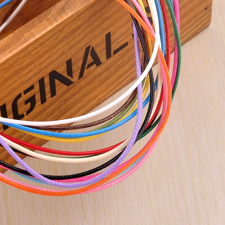 1MM 2MM Wax Cord 10m/lot Mixed Colors Wax Leather Cord String Strap Rope for Necklace & Bracelet Jewelry Making DIY Accessories
1MM 2MM Wax Cord 10m/lot Mixed Colors Wax Leather Cord String Strap Rope for Necklace & Bracelet Jewelry Making DIY Accessories