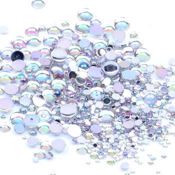 10000PCS Big Pack Acrylic Rhinestones Half Round Crystal AB Flat Back Nail Rhinestone 3D Nail Art Decorations DIY Tool
10000PCS Big Pack Acrylic Rhinestones Half Round Crystal AB Flat Back Nail Rhinestone 3D Nail Art Decorations DIY Tool