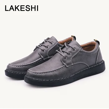 LAKESHI Quality Leather Shoes Men Loafers Men's Flats Leather Male Shoes Adult Sneakers 2019 New Comfortable Casual Shoes Men
LAKESHI Quality Leather Shoes Men Loafers Men's Flats Leather Male Shoes Adult Sneakers 2019 New Comfortable Casual Shoes Men