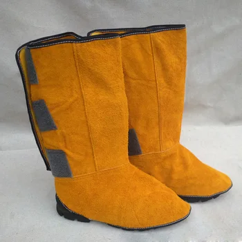 Welding Leather Shoes Cover Flame Resistant Anti-Heat Wear Resistant Workplace Welder's Foots Protective Cover for Welding
Welding Leather Shoes Cover Flame Resistant Anti-Heat Wear Resistant Workplace Welder's Foots Protective Cover for Welding