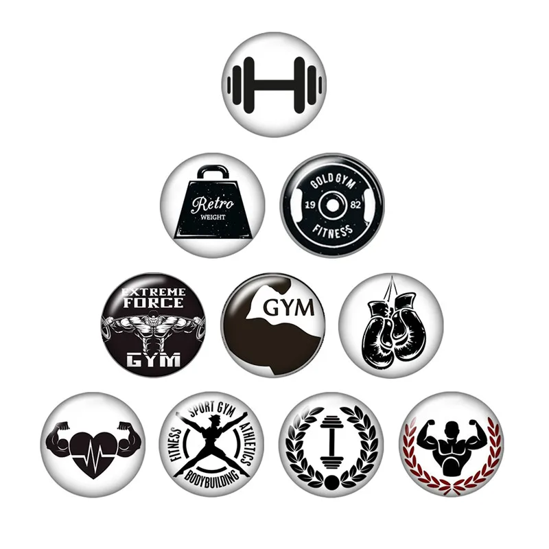 Fashion Fitness GYM Sports Equipment 10pcs mixed 12mm/18mm Round photo glass cabochon snap buttons for snap jewelry wholesale
Fashion Fitness GYM Sports Equipment 10pcs mixed 12mm/18mm Round photo glass cabochon snap buttons for snap jewelry wholesale