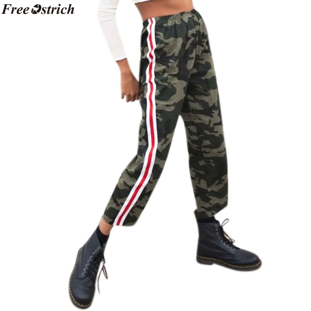FREE OSTRICH New Women Camo Cargo High Waist Hip Hop Trousers Pants Military Army Combat Camouflage Long Pants Hot Capris
FREE OSTRICH New Women Camo Cargo High Waist Hip Hop Trousers Pants Military Army Combat Camouflage Long Pants Hot Capris