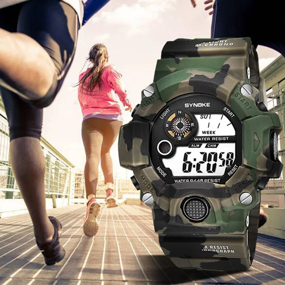 Men Women UV Fabala Wrist Watch Multifunctional Casual Waterproof Sport Military Watches Electronic Watch Camouflage ABS Digital
Men Women UV Fabala Wrist Watch Multifunctional Casual Waterproof Sport Military Watches Electronic Watch Camouflage ABS Digital