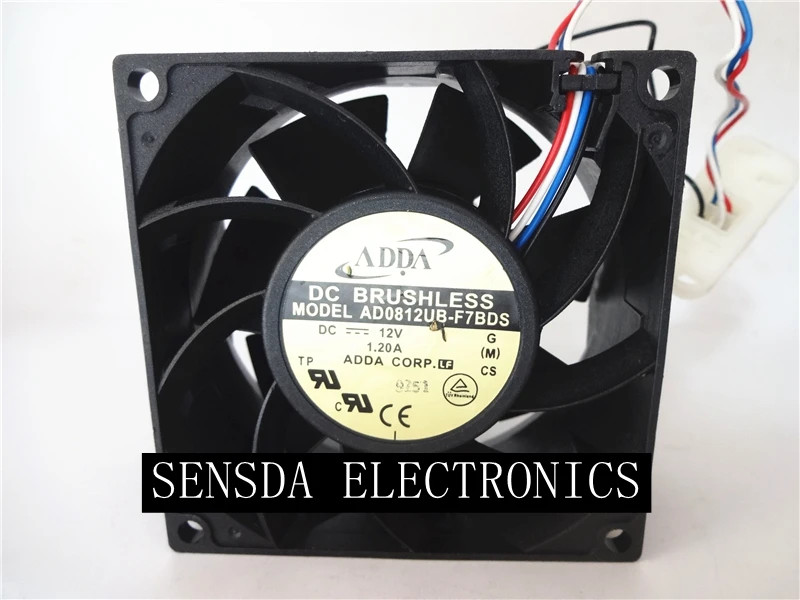 80mm fan Original FOR ADDA AD0812UB-F7BDS 12V 1.20A high speed powerful large air flow pwm 4 line violence cooling
80mm fan Original FOR ADDA AD0812UB-F7BDS 12V 1.20A high speed powerful large air flow pwm 4 line violence cooling