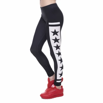 Big Star In Sides Black Print Women Leggings Fitness Breathable Perspiration Quick Drying Leggins High Elasticity Trouser Pants
Big Star In Sides Black Print Women Leggings Fitness Breathable Perspiration Quick Drying Leggins High Elasticity Trouser Pants