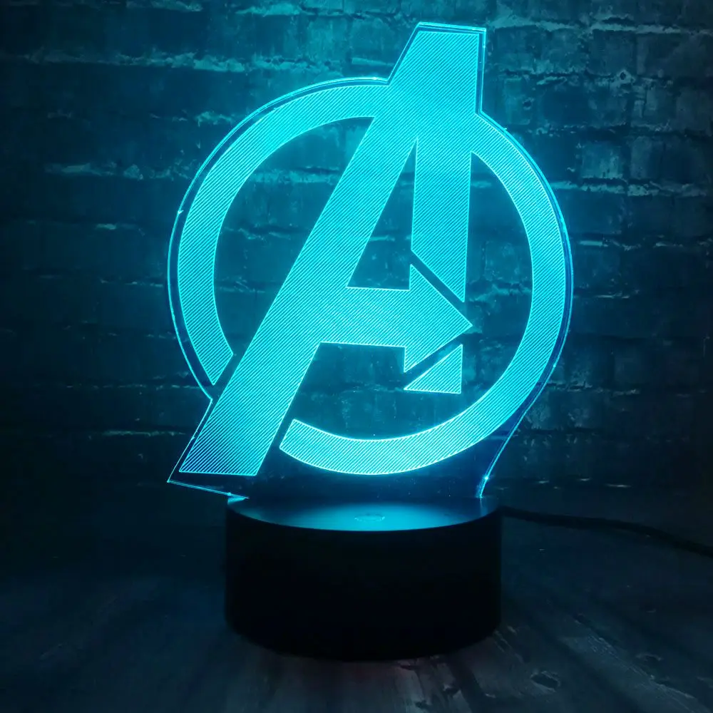 Creative Marvel 7Color USB Battery Power Charge Super Hero Props Captain America Shield LED Decor Room Mood Night Light Kid Gift
Creative Marvel 7Color USB Battery Power Charge Super Hero Props Captain America Shield LED Decor Room Mood Night Light Kid Gift
