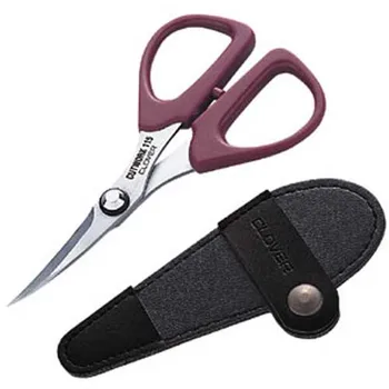 Japan CLOVER tools embroidery elbow shears 11.5cm with leather case 36-668
Japan CLOVER tools embroidery elbow shears 11.5cm with leather case 36-668