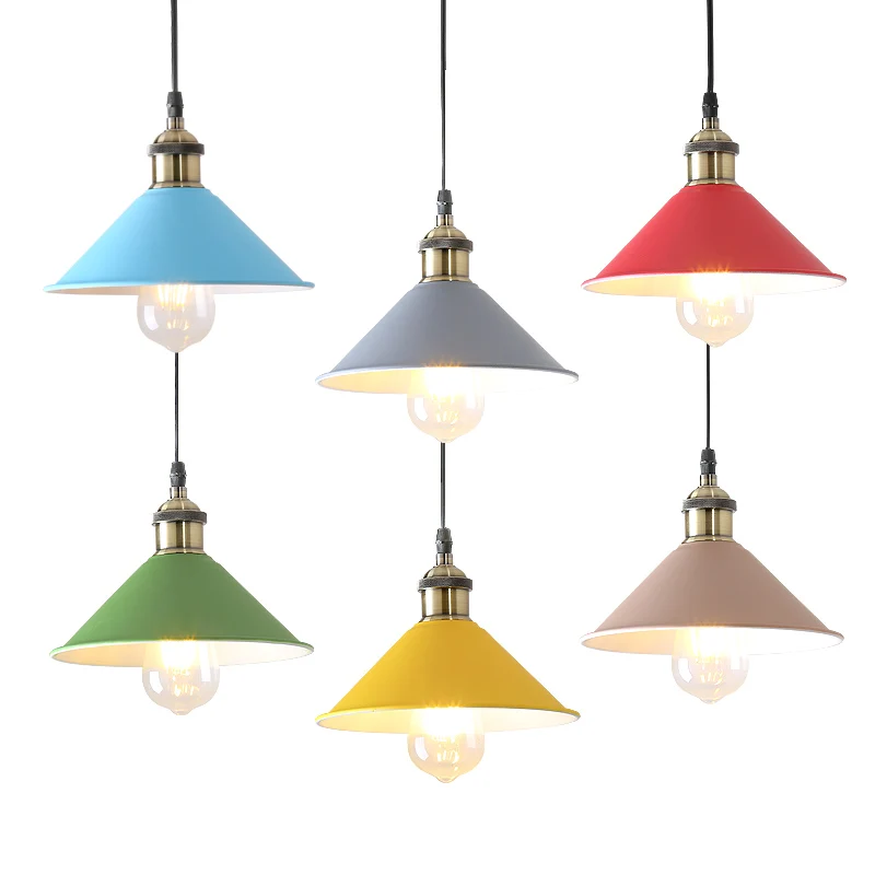 Nordic restaurant bar restaurant study bedroom Macarons color Iron pendant light
Nordic restaurant bar restaurant study bedroom Macarons color Iron pendant light