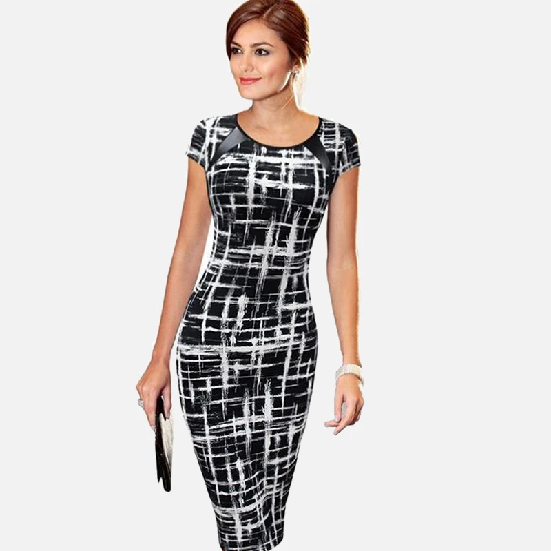 Summer Print Short Sleeve Women Midi Dress Office Lady Slim Elegant Stretch Bodycon Party Dresses Women 2019 Female Vestidos
Summer Print Short Sleeve Women Midi Dress Office Lady Slim Elegant Stretch Bodycon Party Dresses Women 2019 Female Vestidos