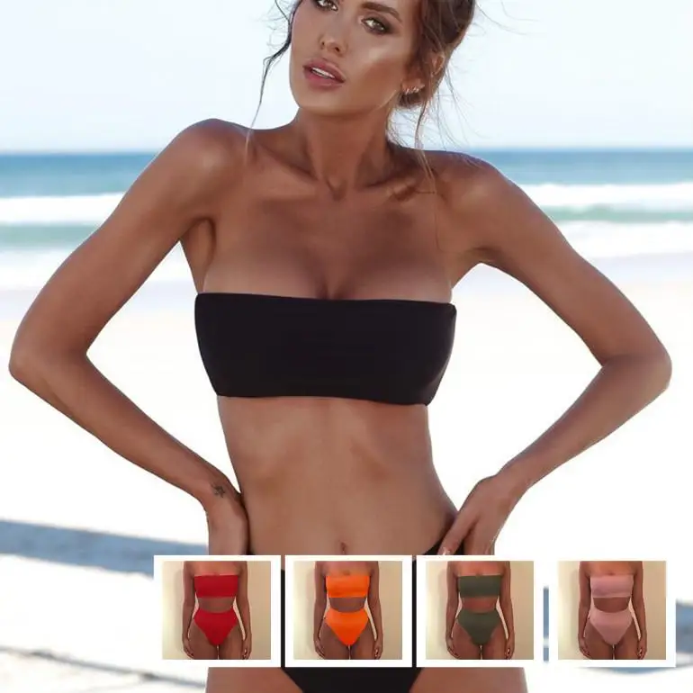 High Waist Swimsuit 2019 Sexy Bikini Women Brazilian Pad Swimwear Push Up Bandeau Top Plus Size Bottom Bikini Set Bathing Suits
High Waist Swimsuit 2019 Sexy Bikini Women Brazilian Pad Swimwear Push Up Bandeau Top Plus Size Bottom Bikini Set Bathing Suits