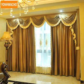 Custom curtains thick fabric Jane Europe simulation silk simple modern gold cloth blackout curtain tulle valance drapes N890
Custom curtains thick fabric Jane Europe simulation silk simple modern gold cloth blackout curtain tulle valance drapes N890