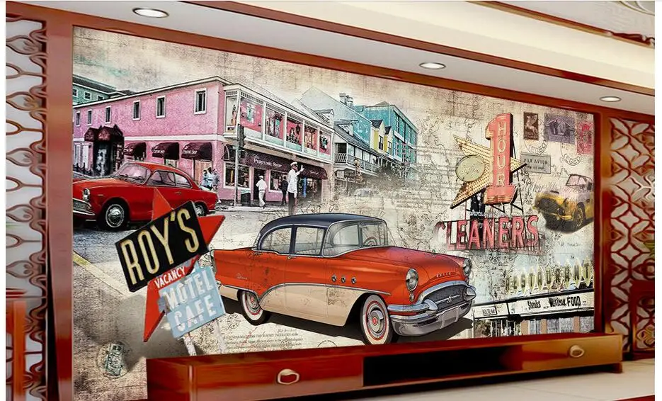3d room wallpaper custom photo non-woven mural picture wall sticker Vintage car street painting wallpaper for walls 3d
3d room wallpaper custom photo non-woven mural picture wall sticker Vintage car street painting wallpaper for walls 3d