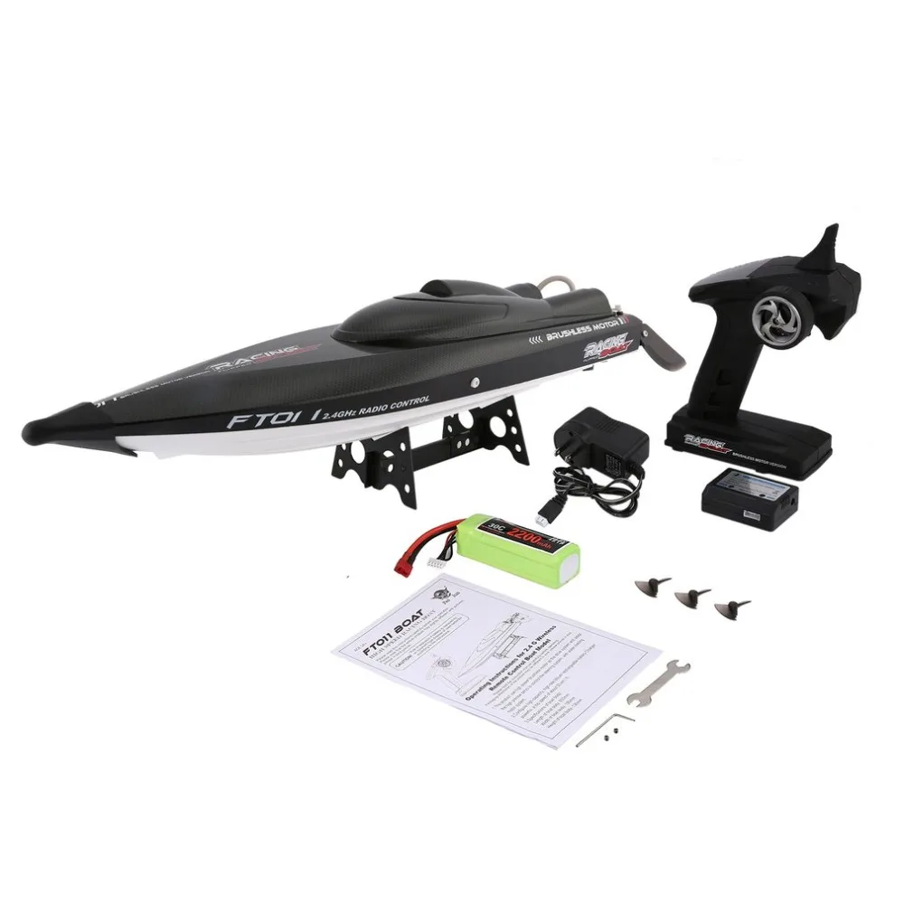 

FeiLun FT011 RC Boat 2.4G High Speed Brushless Motor Built-In Water Cooling System Remote Control Racing Speedboat RC Toys Gift