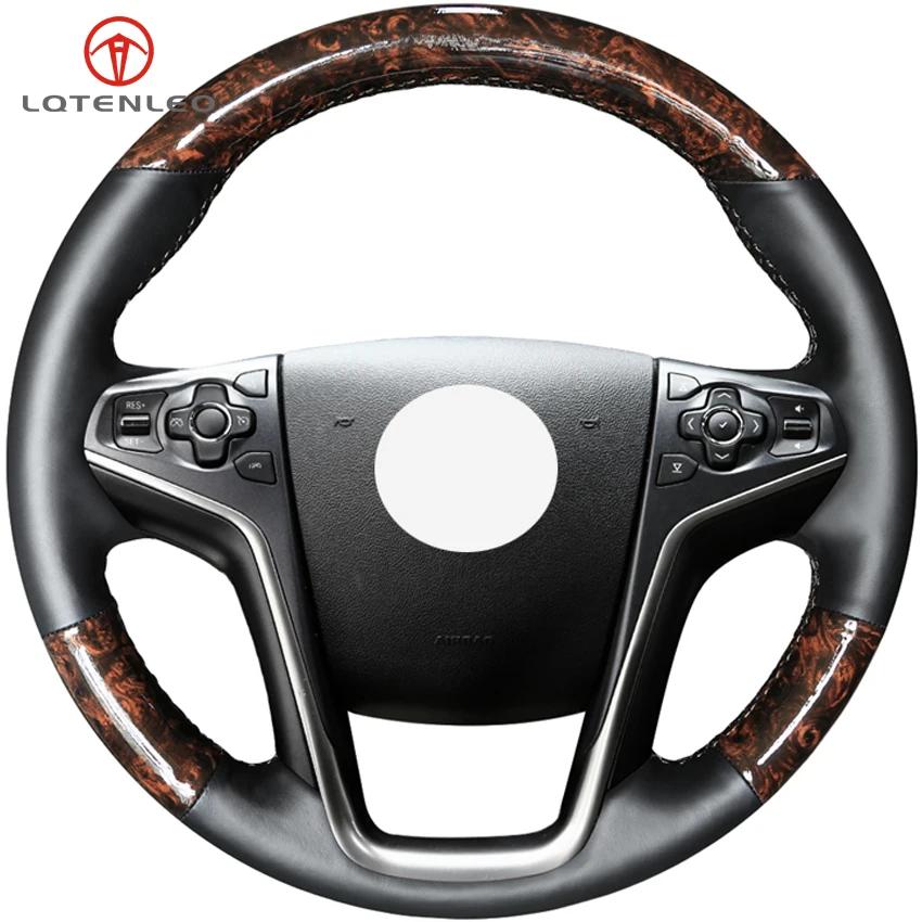 LQTENLEO Wood Grain Black Genuine Leather DIY Hand-stitched Car Steering Wheel Cover For Buick Lacrosse 2012 2013 2014 2015
LQTENLEO Wood Grain Black Genuine Leather DIY Hand-stitched Car Steering Wheel Cover For Buick Lacrosse 2012 2013 2014 2015