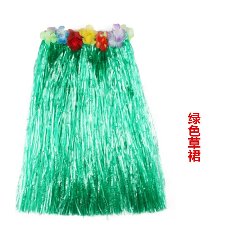 Пластиковые волокна девушки трава юбки хула юбка Гавайские костюмы дамы