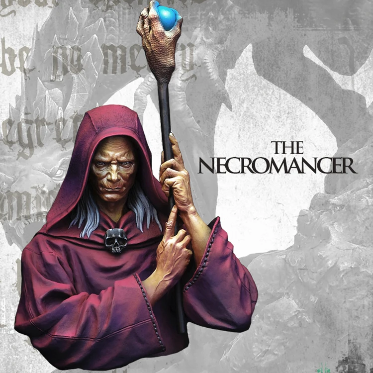 1/10 THE NECROMANCER, Resin Model Bust GK, Fantasy theme, Unassembled and unpainted kit
1/10 THE NECROMANCER, Resin Model Bust GK, Fantasy theme, Unassembled and unpainted kit