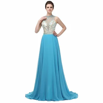 Real Sample Blue Color Evening Dress A Line High Neck Beaded Backless Long Party Gown Plus Size Custom Made Vestido Rojo Largo
Real Sample Blue Color Evening Dress A Line High Neck Beaded Backless Long Party Gown Plus Size Custom Made Vestido Rojo Largo