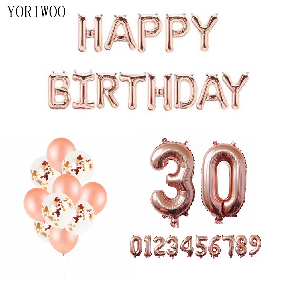 YORIWOO Wedding Rose Gold Party Heart Balloon Confetti Number Foil Balloon Happy Birthday Decorations Baby Shower Party Balloons
YORIWOO Wedding Rose Gold Party Heart Balloon Confetti Number Foil Balloon Happy Birthday Decorations Baby Shower Party Balloons