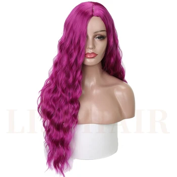 LISI HAIR Long Purple Black Water Wave Wigs For Black Women Synthetic Hair High Temperature Fiber
LISI HAIR Long Purple Black Water Wave Wigs For Black Women Synthetic Hair High Temperature Fiber