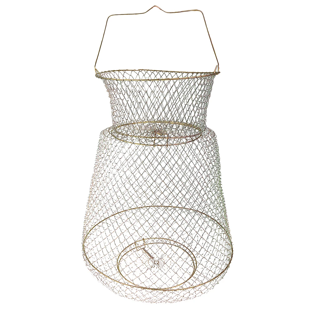 Foldable Metal Steel Wire Fish Lobster Mesh Fishing Net Prawn Crab Cage Trap Net Crab Shrimp Trap With Handle Foldable Basket
Foldable Metal Steel Wire Fish Lobster Mesh Fishing Net Prawn Crab Cage Trap Net Crab Shrimp Trap With Handle Foldable Basket