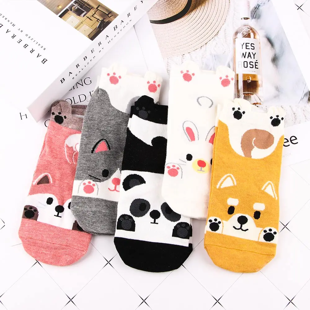 1Pair Short Sock Lovely Cartoon Animal Pattern Women Cotton Boat Socks Low Cut Ankle Sock Creative Breathable Character Female
1Pair Short Sock Lovely Cartoon Animal Pattern Women Cotton Boat Socks Low Cut Ankle Sock Creative Breathable Character Female