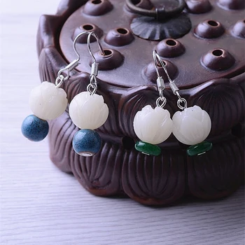 restoring ancient ways design white bodhi root lotus ceramics chalcedony long earrings eardrop of female literature
restoring ancient ways design white bodhi root lotus ceramics chalcedony long earrings eardrop of female literature