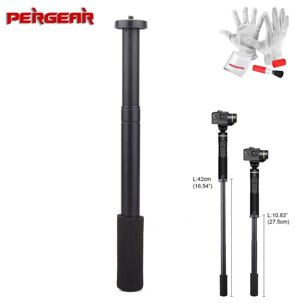 Pergear Extension Stick Special for Stabilizer Compatible with Zhiyun Smooth 4 / Smooth Q Feiyutech G6 WG2 G5 DJI Osmo Mobile 2
Pergear Extension Stick Special for Stabilizer Compatible with Zhiyun Smooth 4 / Smooth Q Feiyutech G6 WG2 G5 DJI Osmo Mobile 2