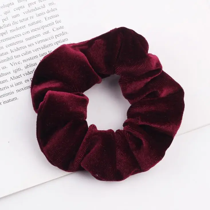 1 PC Black Wine Red White Hair Scrunchies Ring Elastic Hair Bands For Women Girls Solid Velvet Ponytail Holder Hair Accessories
1 PC Black Wine Red White Hair Scrunchies Ring Elastic Hair Bands For Women Girls Solid Velvet Ponytail Holder Hair Accessories
