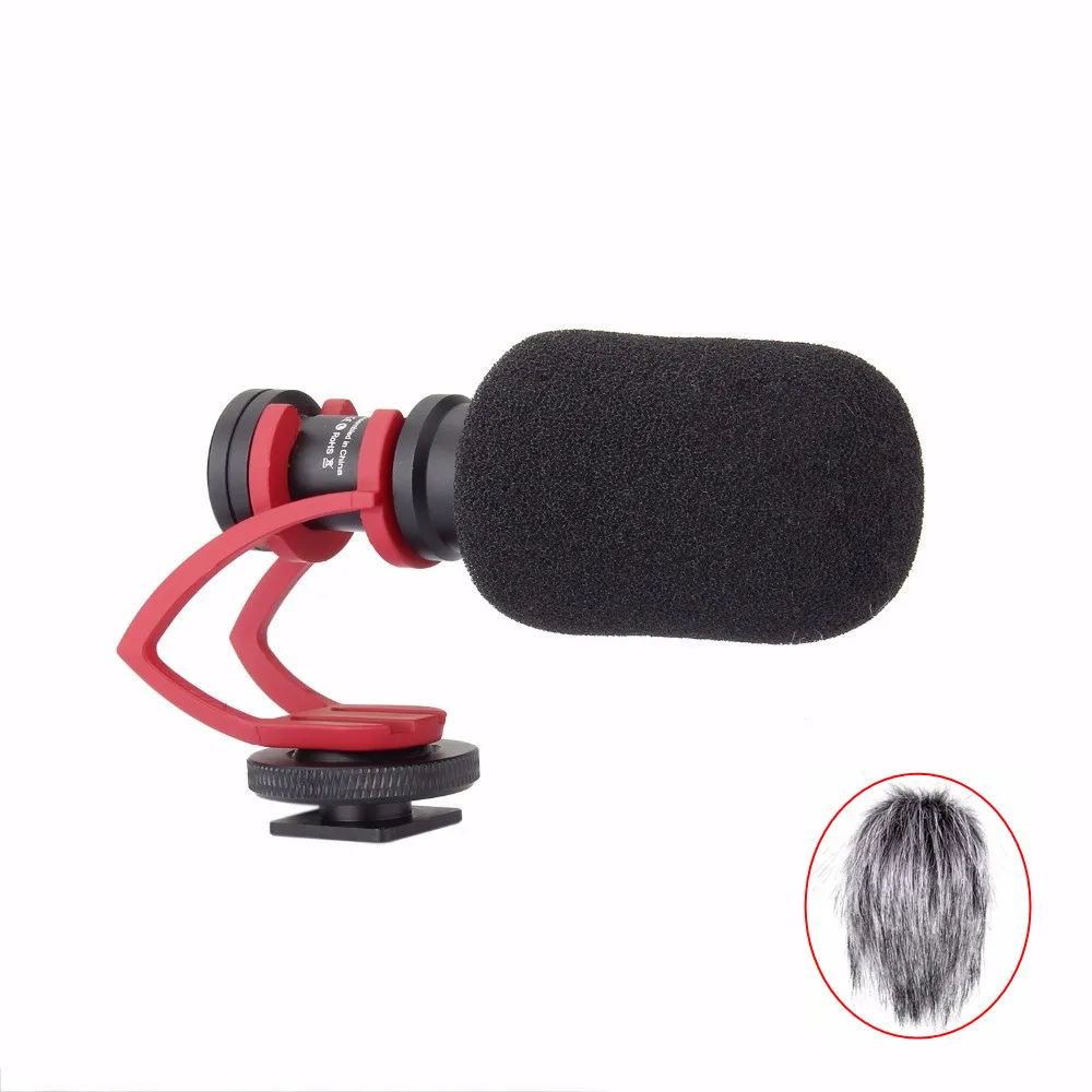 Comica CVM-VM10 II Professional Cardioid Video Microphone for DJI OSMO GoPro Dslr Camera Phone with Windscreen Interview Mic
Comica CVM-VM10 II Professional Cardioid Video Microphone for DJI OSMO GoPro Dslr Camera Phone with Windscreen Interview Mic