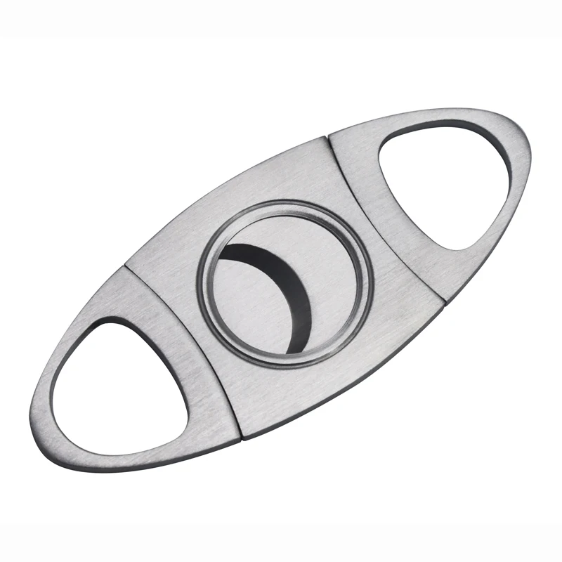 Smoking Accessories Silver Pocket Double Blades Stainless Steel Cigar Cutter Guillotine Cigar Tool Havana cigar cortador charuto
Smoking Accessories Silver Pocket Double Blades Stainless Steel Cigar Cutter Guillotine Cigar Tool Havana cigar cortador charuto