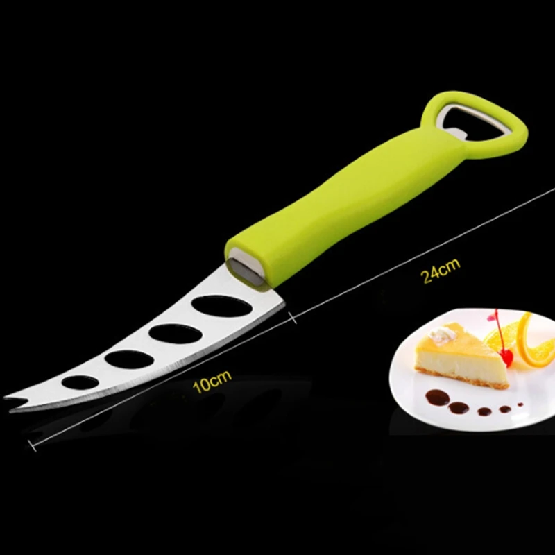 Multifunction Practical Stainless Steel Cheese Slicer Cheese Plane Grater Cheese Cutter Knife with Bottle Opener
Multifunction Practical Stainless Steel Cheese Slicer Cheese Plane Grater Cheese Cutter Knife with Bottle Opener