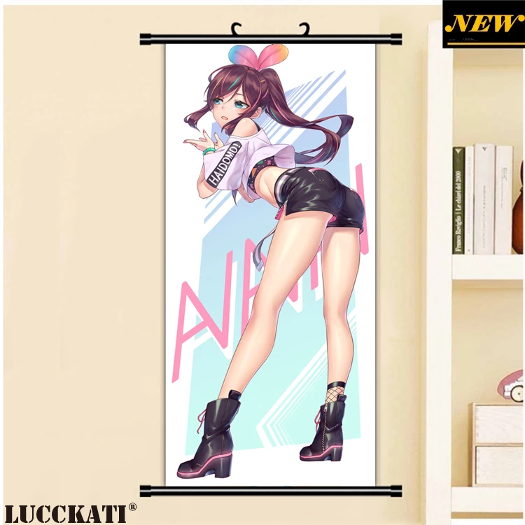 45X95CM Kizuna AI A.I.Channel Virtual Youtuber loli cameltoe cartoon anime art wall picture mural scroll canvas painting poster
45X95CM Kizuna AI A.I.Channel Virtual Youtuber loli cameltoe cartoon anime art wall picture mural scroll canvas painting poster