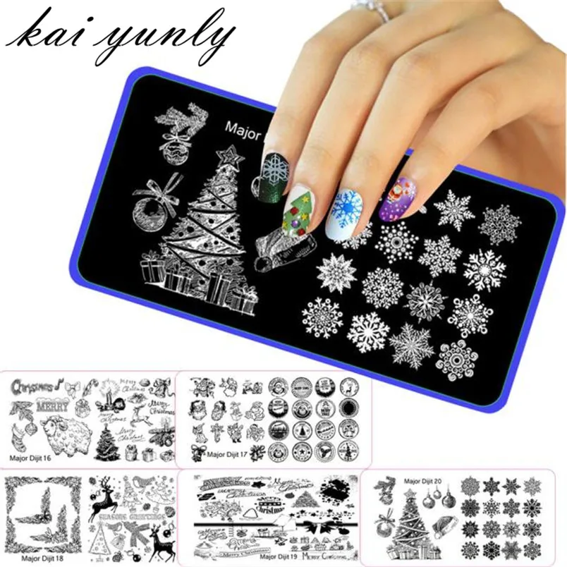 1PC Christmas DIY Image Stamp Stamper Plate Manicure Template Nail Art Stamping Tool Printing Transfer Black Oct 2
1PC Christmas DIY Image Stamp Stamper Plate Manicure Template Nail Art Stamping Tool Printing Transfer Black Oct 2