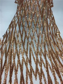 New Sequin gold Dress Women Luxury Fabric French Tulle Evening Party Lace High Quality African Voile Sewing Handcut Fabric Lace
New Sequin gold Dress Women Luxury Fabric French Tulle Evening Party Lace High Quality African Voile Sewing Handcut Fabric Lace