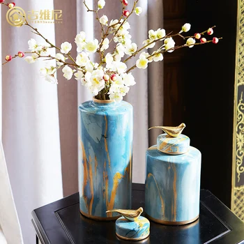 blue ceramic creative birds flower vase home decor crafts room decoration TV cabinet Decorative cans dining table vase gifts
blue ceramic creative birds flower vase home decor crafts room decoration TV cabinet Decorative cans dining table vase gifts