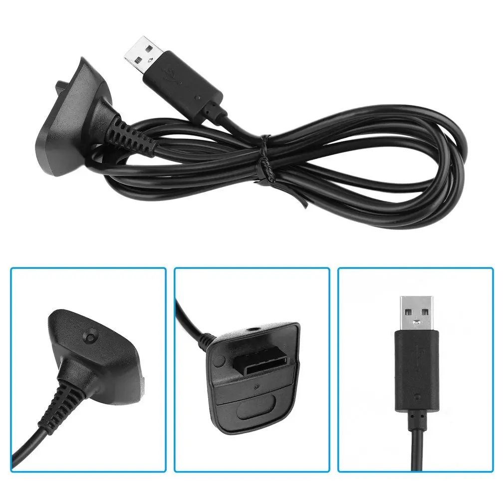 Rechargeable Battery Pack Cable Cord Suitable for Xbox for 360 Controller Charging Cable USB Charger Super Long Black dropship
Rechargeable Battery Pack Cable Cord Suitable for Xbox for 360 Controller Charging Cable USB Charger Super Long Black dropship