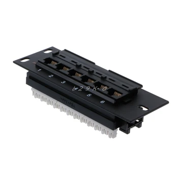 Network Tool Kit 6 Port CAT5 CAT5E Patch Panel RJ45 Networking Wall Mount Rack Mount Bracket
Network Tool Kit 6 Port CAT5 CAT5E Patch Panel RJ45 Networking Wall Mount Rack Mount Bracket