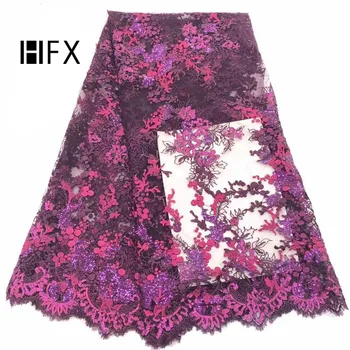 HFX French Lace Fabric 2019 Latest Net Lace Nigeria Embroidered African Sequin Bridal Tulle Lace Fabric for Wedding Dress X1660
HFX French Lace Fabric 2019 Latest Net Lace Nigeria Embroidered African Sequin Bridal Tulle Lace Fabric for Wedding Dress X1660