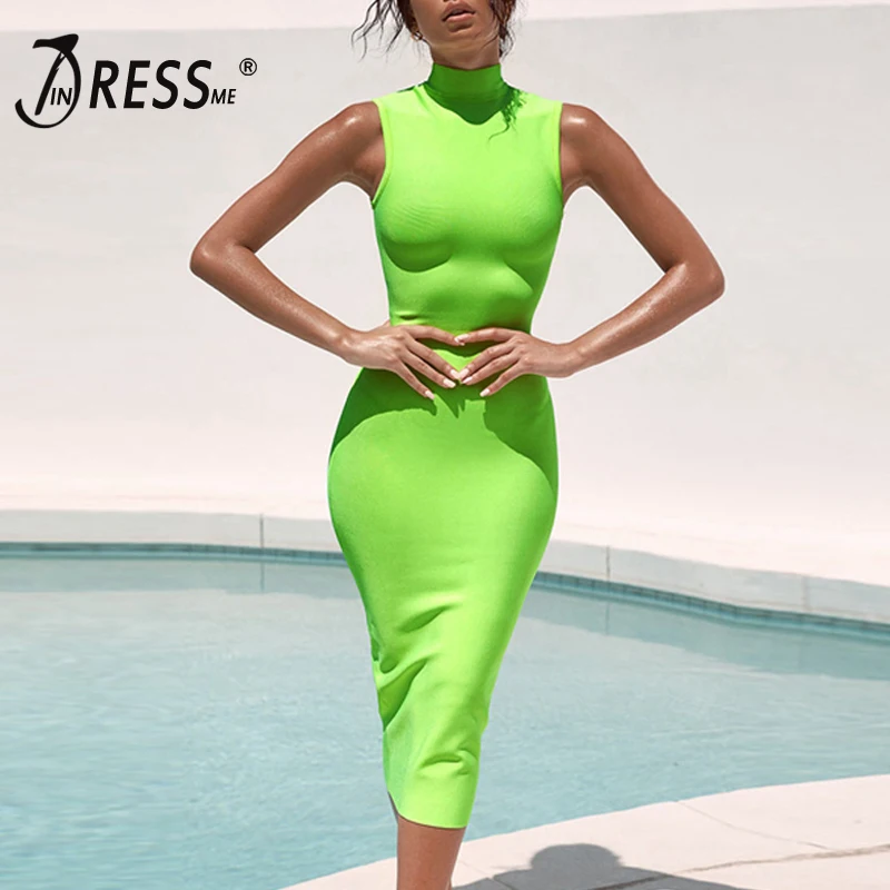 INDRESSME Women Sexy Sleeveless Bodycon Backless Bandage Dress Party Club Dress Vestidos 2019 New Summer Neon Color Fashion
INDRESSME Women Sexy Sleeveless Bodycon Backless Bandage Dress Party Club Dress Vestidos 2019 New Summer Neon Color Fashion