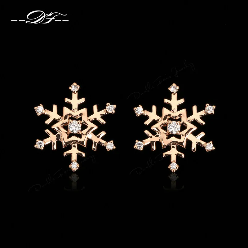Unique Snowflake Party Stud Earrings Rose Gold Color Fashion Brand Cubic Zirconia Vintage Jewelry HotSale For Women DFE215
Unique Snowflake Party Stud Earrings Rose Gold Color Fashion Brand Cubic Zirconia Vintage Jewelry HotSale For Women DFE215