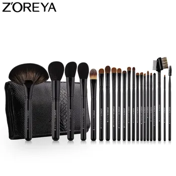 

ZOREYA Make Up Brush Set Sable Hair 21pcs Professional Makeup Brushes Powder Foundation Blush Eye Shadow Brush