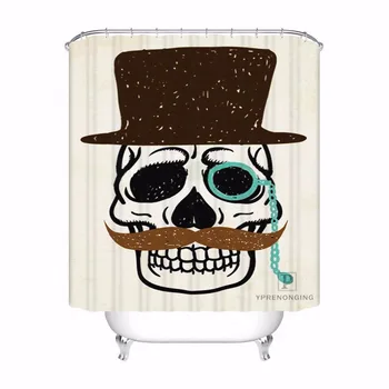 Custom Flower Skull Bathroom Acceptable Shower Curtain Polyester Fabric Bathroom Curtain #180320-01-139
Custom Flower Skull Bathroom Acceptable Shower Curtain Polyester Fabric Bathroom Curtain #180320-01-139