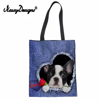 NoisyDesigns Women Shopping Bag 3D Husky Print Denim Jeans Beach Bag Student Large Shoulder Canvas Bag Girls Daily Use Handbag
NoisyDesigns Women Shopping Bag 3D Husky Print Denim Jeans Beach Bag Student Large Shoulder Canvas Bag Girls Daily Use Handbag