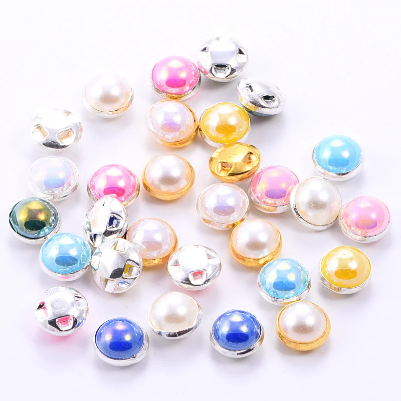 Colorful 8mm 10mm 100pcs Sew On Pearl Buttons Plastic Imitation Pearls with Silver Sewing Claw For Clothing Decoration F0101
Colorful 8mm 10mm 100pcs Sew On Pearl Buttons Plastic Imitation Pearls with Silver Sewing Claw For Clothing Decoration F0101